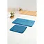 Килимки для ванної Vonaldi Softmicro набір 2 шт. синій - мініатюра 1
