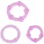 Эрекционные кольца Scala Selection Stay Hard Rings 3 шт. фиолетовые - миниатюра 1