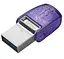 USB 3.2 / Type-C Flash Drive 128Gb Kingston DataTraveler microDuo 3C, Purple (DTDUO3CG3/128GB) - мініатюра 2