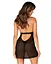 Пеньюар Obsessive Medilla chemise & thong M/L - мініатюра 2