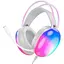Наушники Hoco W109 Plus Rich, USB, 2m, LED, 7.1 channel gaming headphones WHITE - миниатюра 1