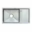 Кухонна мийка Platinum Handmade Н 780x440x200 L (з кріпленням і отвором під змішувач), Нержавіюча сталь - мініатюра 1