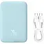 Портативний ЗП Power Bank Baseus Magnetic Mini OS 20W c БЗП 10000 mAh (PPCX110105) Blue - мініатюра 2