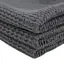 Набор полотенец Lotus Home - Rius antrasit антрацит 30x50 (3 шт.) - миниатюра 3