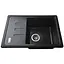 Гранитная мойка Mira MONTI черная 620х435 мм для кухни устойчивая к царапинам безопасная для пищи - миниатюра 2