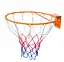 Баскетбольне кільце, металевий, з сіткою - мініатюра 1