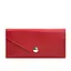 Кожаный клатч (портмоне) на кнопке 5.0 красный краст - миниатюра 10