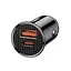 Автозарядное устройство Baseus Circular Plastic 2 порта USB-A+USB-C 30 W CCYS-D01 - миниатюра 1