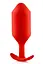 Анальна пробка B-Vibe Snug Plug 6, 16 см (червоний) - мініатюра 3