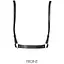 Портупея Bijoux Indiscrets MAZE - X Harness Black, экокожа - миниатюра 1
