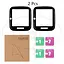 Защитная пленка DK CDK для Garmin Venu Sq / Sq Music Composite Film box 2 шт. (012617) (black) - миниатюра 2