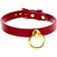 BDSM нашийник Taboom O-Ring Collar червоний - мініатюра 1