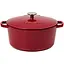 Каструля Gerlach чавунна 26 см 5 л Natur Iron бордова kuh0013323 - мініатюра 1