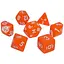 Набор кубиков Opaque 7 Dice Set - Orange , 7 шт. (g7dopaq03) - миниатюра 1