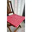 Водоотталкивающая подушка на стул Красная клеточка (2 шт.) - миниатюра 5