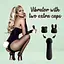 Минивибратор FeelzToys Mister Bunny Black с двумя насадками - миниатюра 3