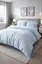 Комплект постельного белья евро 200х220 сатин голубой TC303376209 - миниатюра 1