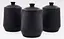 Набір із 3-х керамічних баночок Maestro MR-20002-03CS ємності для сипучих продуктів Чорні - мініатюра 1