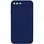 Чехол Silicone Case Square Full Camera Protective AA No Logo для Apple iPhone 7 plus/8 plus 5.5 Темно-синий/Midnight blue - миниатюра 1