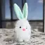 Великодній зайчик "М’ятний акцент" білий великий MIS LT - мініатюра 1
