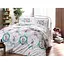 Комплект постельного белья TAC Selian Евро Бирюзовый 000164889 - миниатюра 1