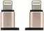 Перехідник Remax RA-USB2 microUSB to Lightning золотистий - мініатюра 2