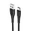 Кабель Borofone BX37 Wieldy USB Type-C 3A провід для зарядки смартфона/телефону 1 м чорний - мініатюра 1