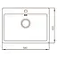 Кухонна мийка Mixxus MX5843-200x1.0-Handmade MX0566, Нержавіюча сталь - мініатюра 2