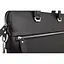 Сумка для ноутбука и документов кожаная черная Tiding Bag 9157 с 2 ручками - миниатюра 4