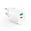 Мережевий зарядний пристрій XO CE30 30W 1USB-A+1USB-C fast charger Білий - мініатюра 8