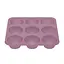 Форма силиконовая на планшете для выпечки кексов и маффинов на 9 ячеек 24.5х24.5х3.5 см, Profsil Розовый 87153 - миниатюра 8
