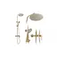 Душова система Rea Roger gold золотий з виливом REA-P0692, Золотий - мініатюра 4