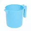 Стакан мірний пластмасовий із ручкою для харчових продуктів 1750 мл  Блакитний 88219 - мініатюра 1