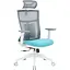 Офисное кресло OfficePro Balance OC550-W-DG-BL White/Dark Gray/Blue [148646] - миниатюра 2