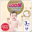 Упаковка підгузків для дітей Goo.N Premium Soft 3 М (5-9 кг) на липучках унісекс 128 шт. (64 шт. х 2 шт.) - мініатюра 2