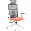 Офісне крісло OfficePro Balance OC550-W-DG-OR White/Dark Gray/Orange [148647] - мініатюра 2