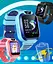 Дитячий смарт-годинник Smart Watch Q8 синій - мініатюра 5
