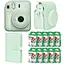 Набор камера Fujifilm Instax Mini 12, Фотобумага 100 шт, Чехол, Фотоальбом 108 фото Зеленый - миниатюра 1