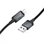 Кабель Hoco X118 Generous charging data cable with display iP черный - миниатюра 1