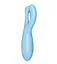 Вібратор для клітора Satisfyer Threesome 4 14 см блакитний - мініатюра 4