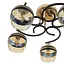 Люстра стельова Brille в спальню E27 60W G (LK-716S/5) - мініатюра 6