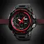 Наручные часы мужские 1343 (1343RD) Black-Red Skmei acs0030802 - миниатюра 4