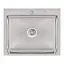 Кухонная мойка Lidz H6050 Brush 3.0/1.0 мм (LIDZH6050BRU3010), Нержавеющая сталь - миниатюра 1