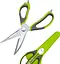 Кухонные многофункциональные ножницы в магнитном чехле (рыбочистка, орехокол, открывачка, разделка мяса), Kitchen Master Салатовый 87296 - миниатюра 2