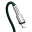 Кабель Baseus Cafule Metal Type-C to Lightning PD 20W (2m) green (CATLJK-B06) - мініатюра 3