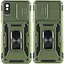Ударостійкий чохол Epik Camshield Army Ring для Xiaomi Redmi 9A Оливковий / Army Green - мініатюра 2