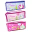 Пенал-косметичка Лама, 2 змійки, спереду розширена кишеня (В асортименті) - мініатюра 2