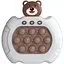 Електронна приставка Pop It консоль Quick Push Puzzle Game Fast антистрес іграшка Bear - мініатюра 1