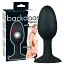 Анальна пробка Backdoor Friend Large 13 см (чорний) - мініатюра 2