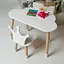 Дитячий столик Хмара та стільчик Корона біла - мініатюра 1